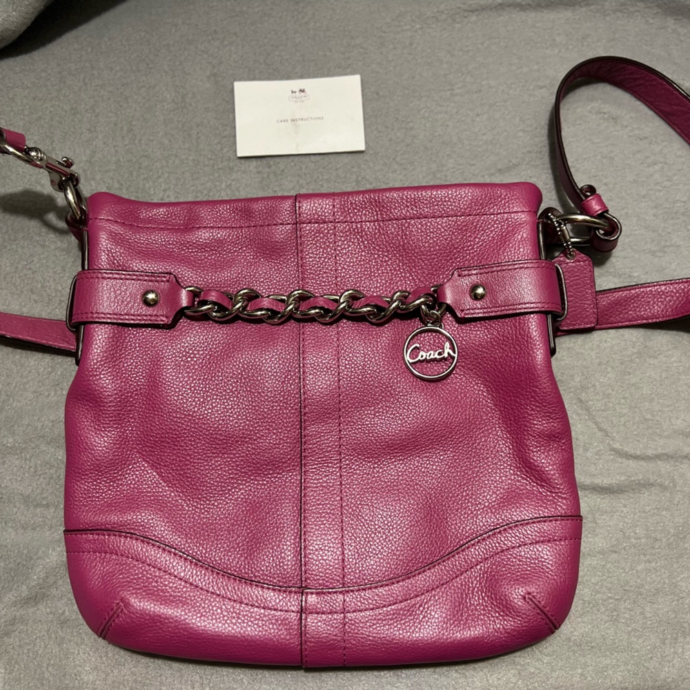 Raspberry Coach Bag